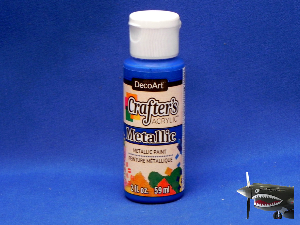 DecoArtMetallicBlueAcrylicPaint.JPG