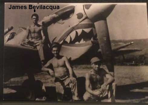 Spitfire Mk Vc 85th-FS-James-Bevilacqua-on-Spitfire-wing.-James-Bevilacqua-collection-via-Jean...jpg