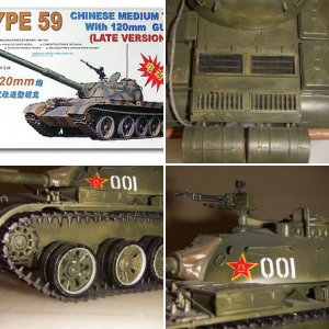Trumpeter 1/35 Type 59 Chinese Tank with 122mm Gun (00320)