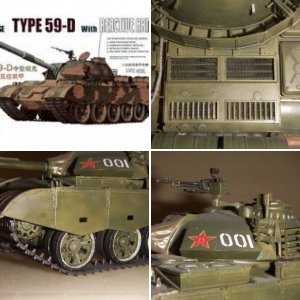 Trumpeter 1/35 Type 59D with Reactive Armor (00315)