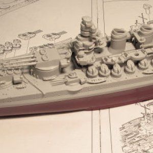 WIP Italian Vittorio Venetto Battleship VII.jpg