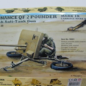Vulcan British 2 PDR Ant-Tank Gun Kit Box Art