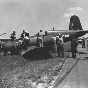 F4U-1ACorsairaircraftofVBF-3crashedatthesideofarunwayatNASWildwoodNJ1945_zpsa1b4c5d6.jpg