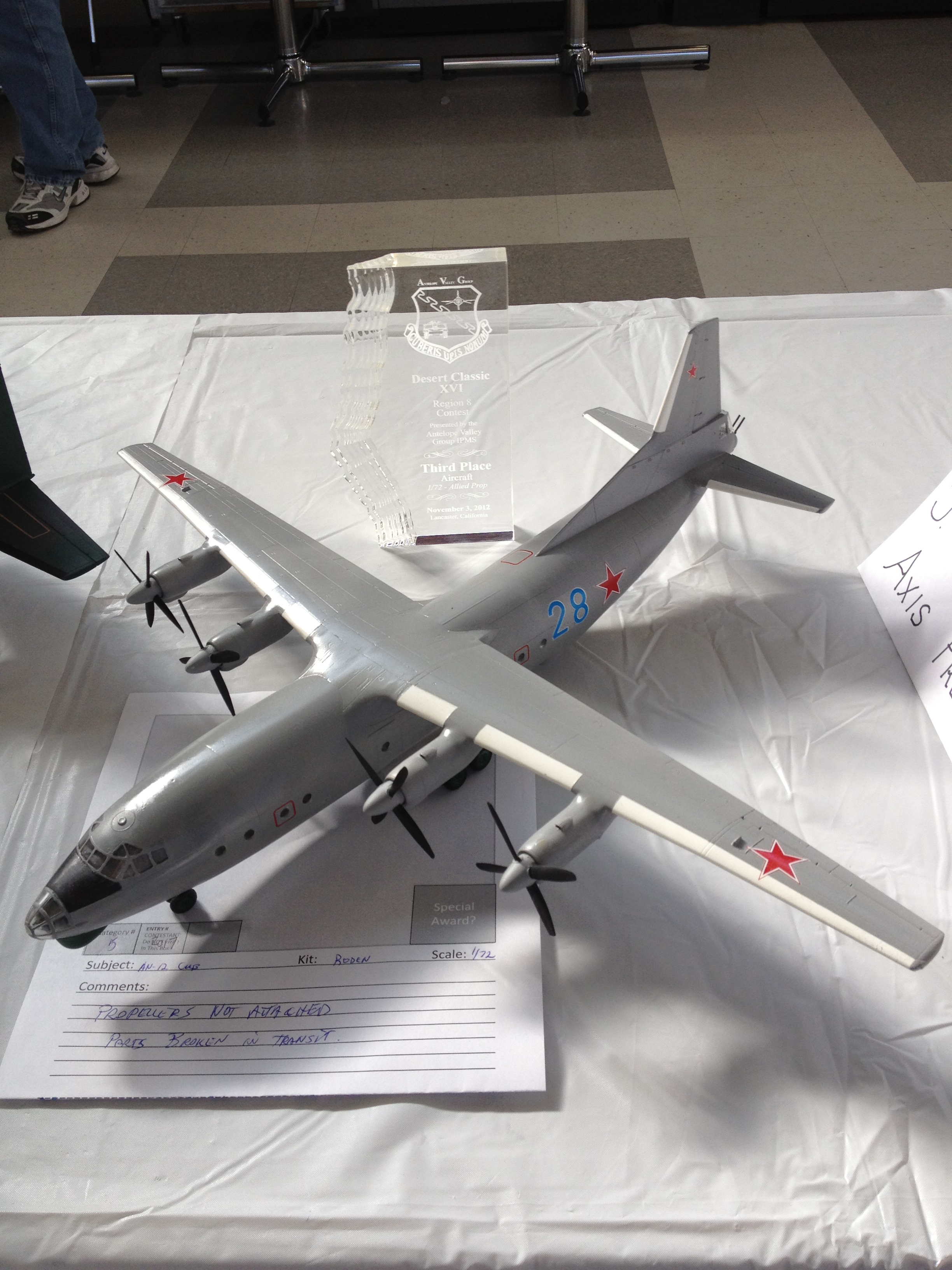 2012 Antelope Valley Third Place An-12 Cub .JPG