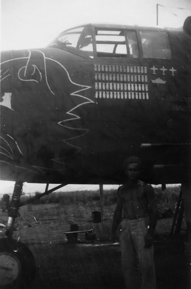 B-25_Brooklyn_Dodger_Nose_Art_41-30336_New_Guinea.jpg