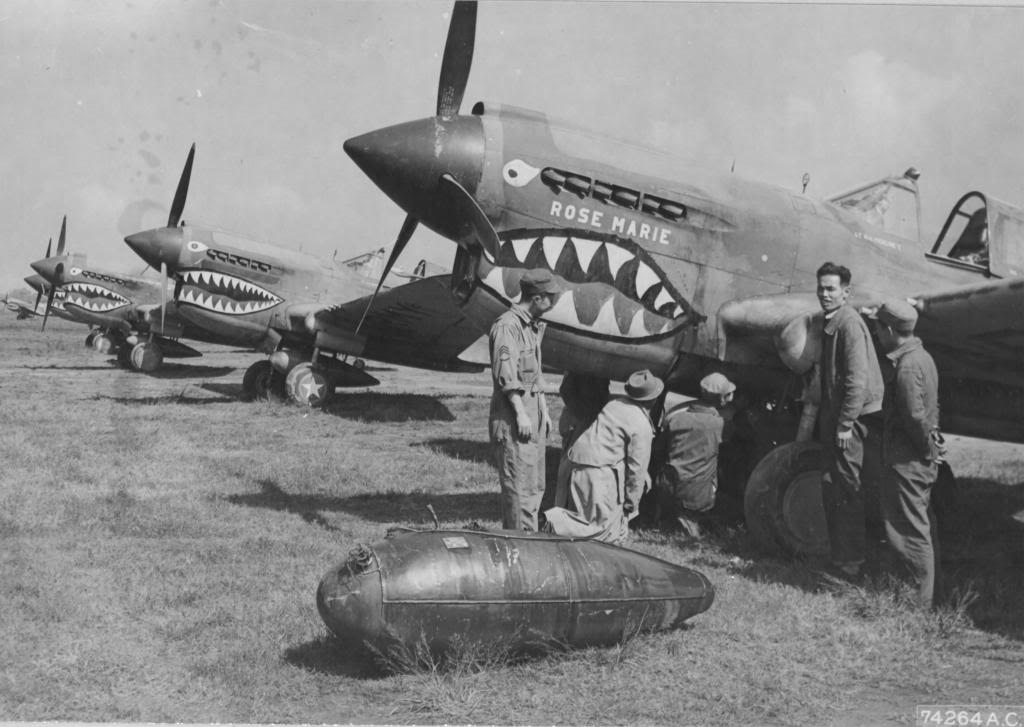 ChinesePrepareForTheCurtissP-40RoseMarieOfThe16ThFighterSquadron51StFighterGroupForAMissionChina21October1942_zps1a1148f6.jpg