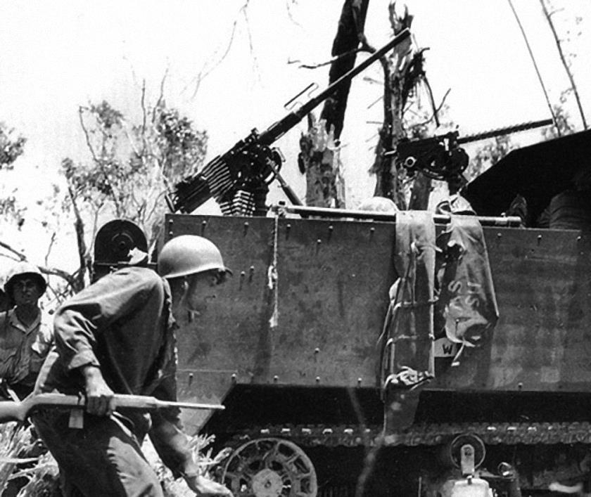 Peleliu_-_1944__A_1st_Marine_Division_75mm_Gun_Motor_Carriage.jpg