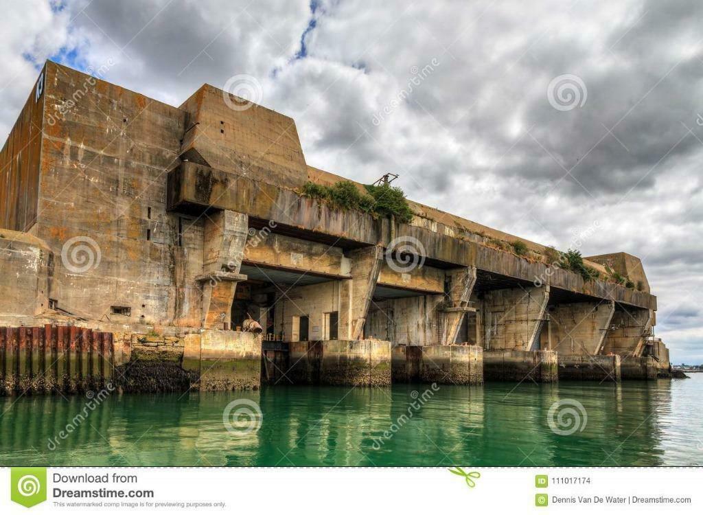 This is the original u-boat bunker now in 2022 lorient k-3, France.