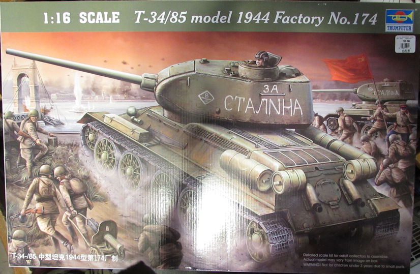 Trumpeter 1-16 Scale T-34-85 Model 1944 Factory No.174.jpg