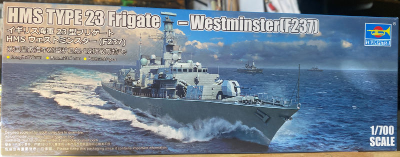 Trumpeter HMS Westminister Type 23 Frigate.jpg