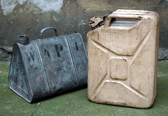 Very early and new Jerry can